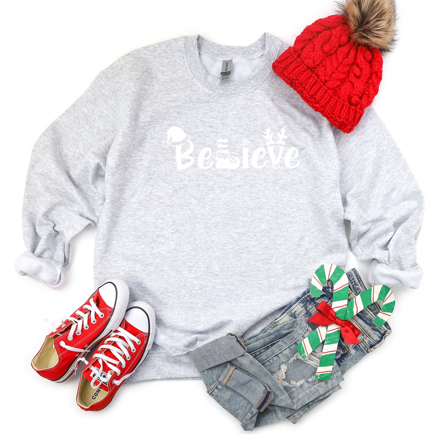 Believe Christmas | Youth Graphic Sweatshirt