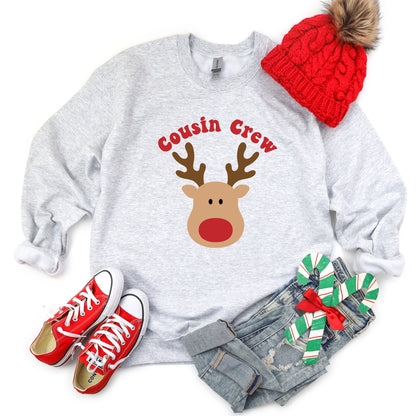 Cousin Crew Reindeer | Youth Graphic Sweatshirt