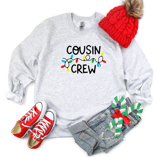 Cousin Crew Lights | Youth Graphic Sweatshirt