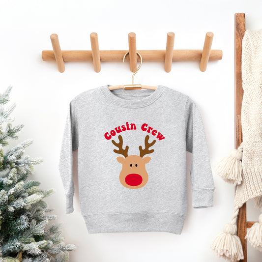 Cousin Crew Reindeer | Toddler Graphic Sweatshirt