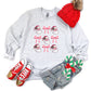 Coquette Santa Chart | Youth Graphic Sweatshirt