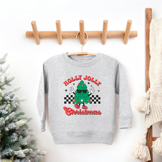 Holly Jolly Christmas Tree | Youth Ultra-Soft Graphic Sweatshirt