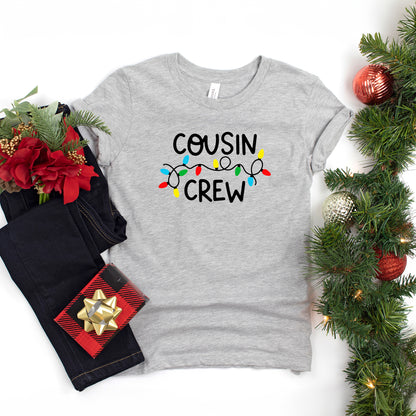 Cousin Crew Lights | Youth Graphic Short Sleeve Tee