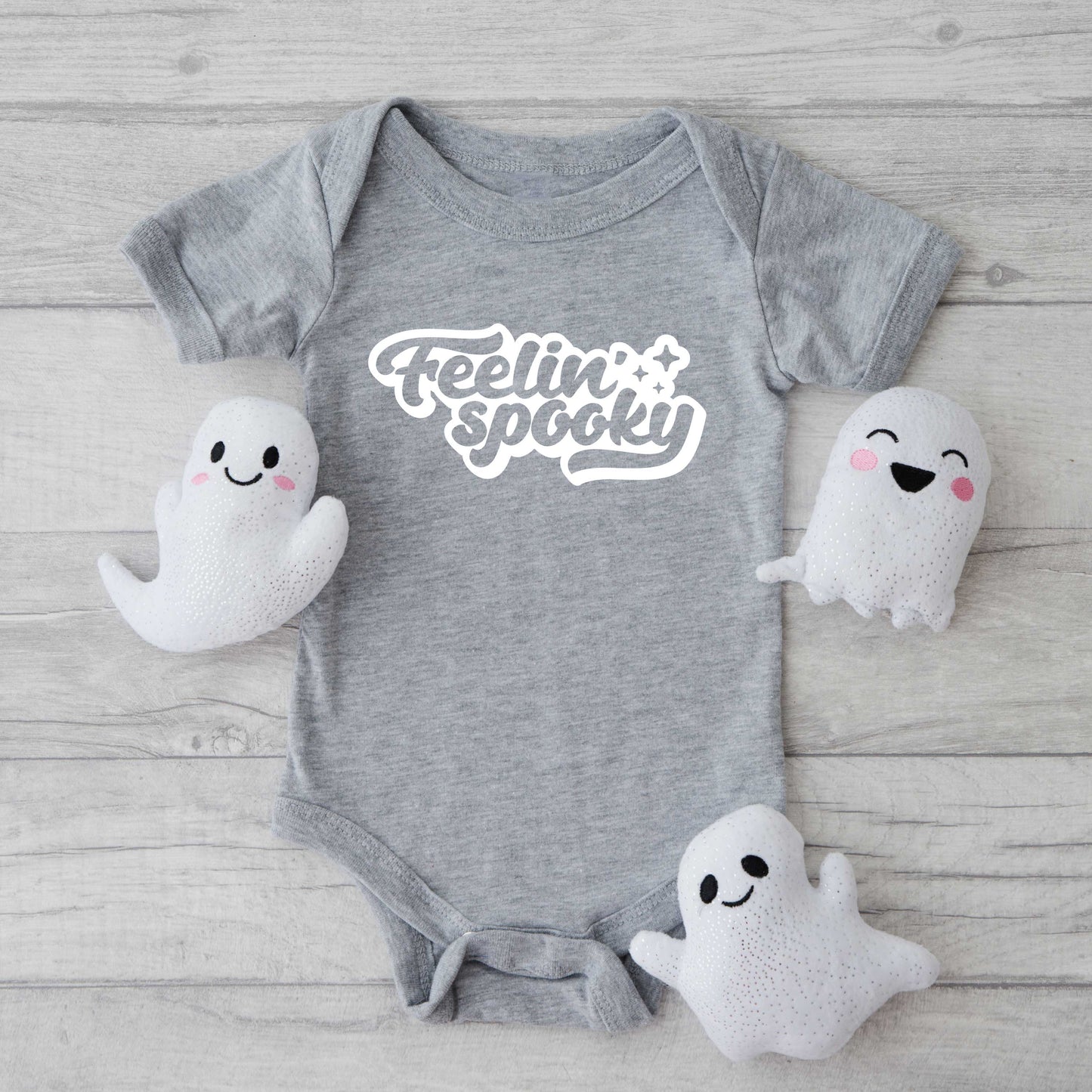 Feelin' Spooky Stars | Baby Graphic Short Sleeve Onesie