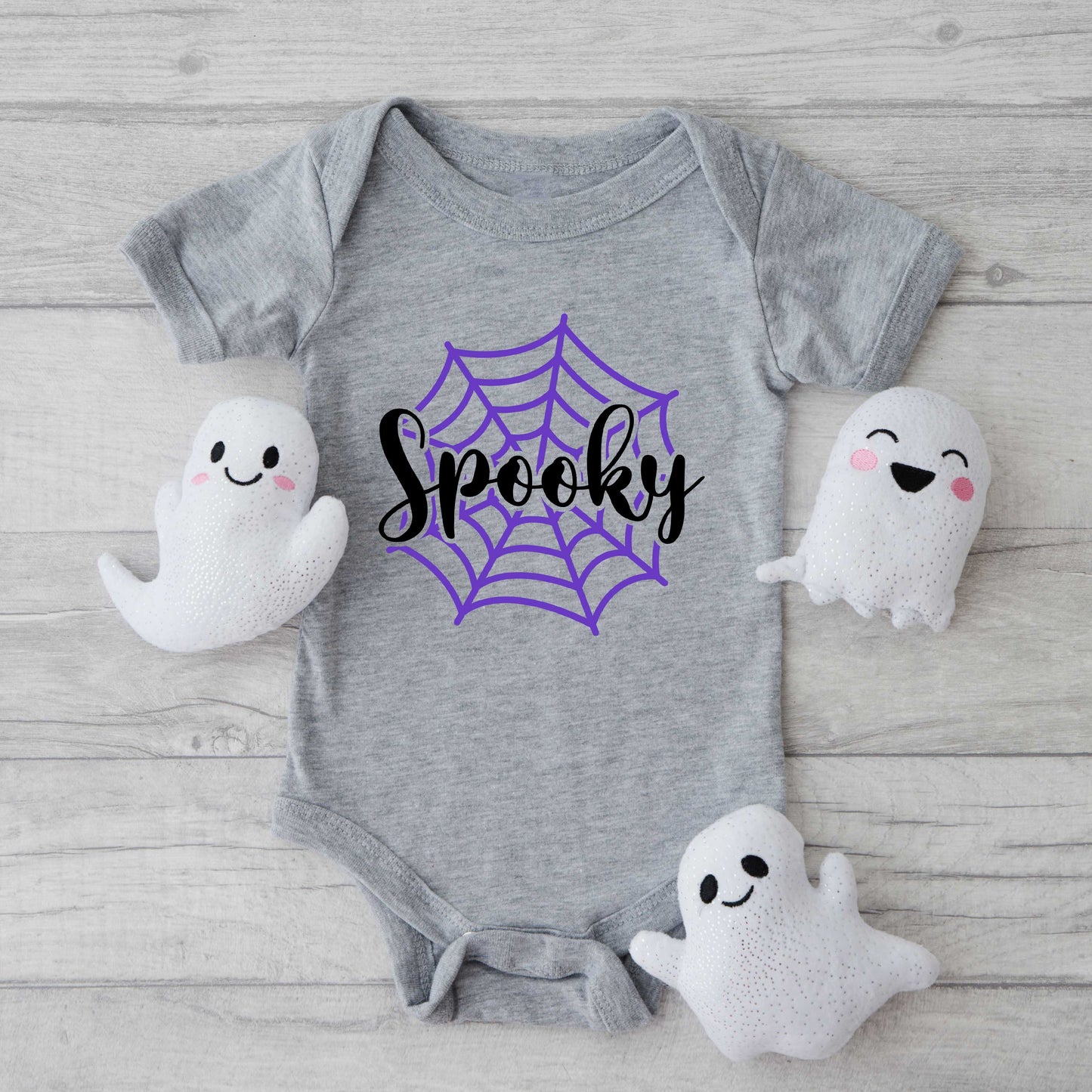 Spooky Web | Baby Graphic Short Sleeve Onesie