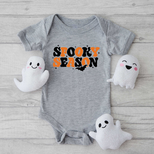 Retro Spooky Season | Baby Graphic Short Sleeve Onesie