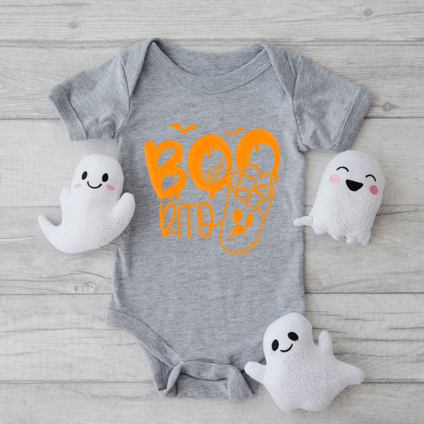 Boorito Puff Print | Baby Graphic Short Sleeve Onesie