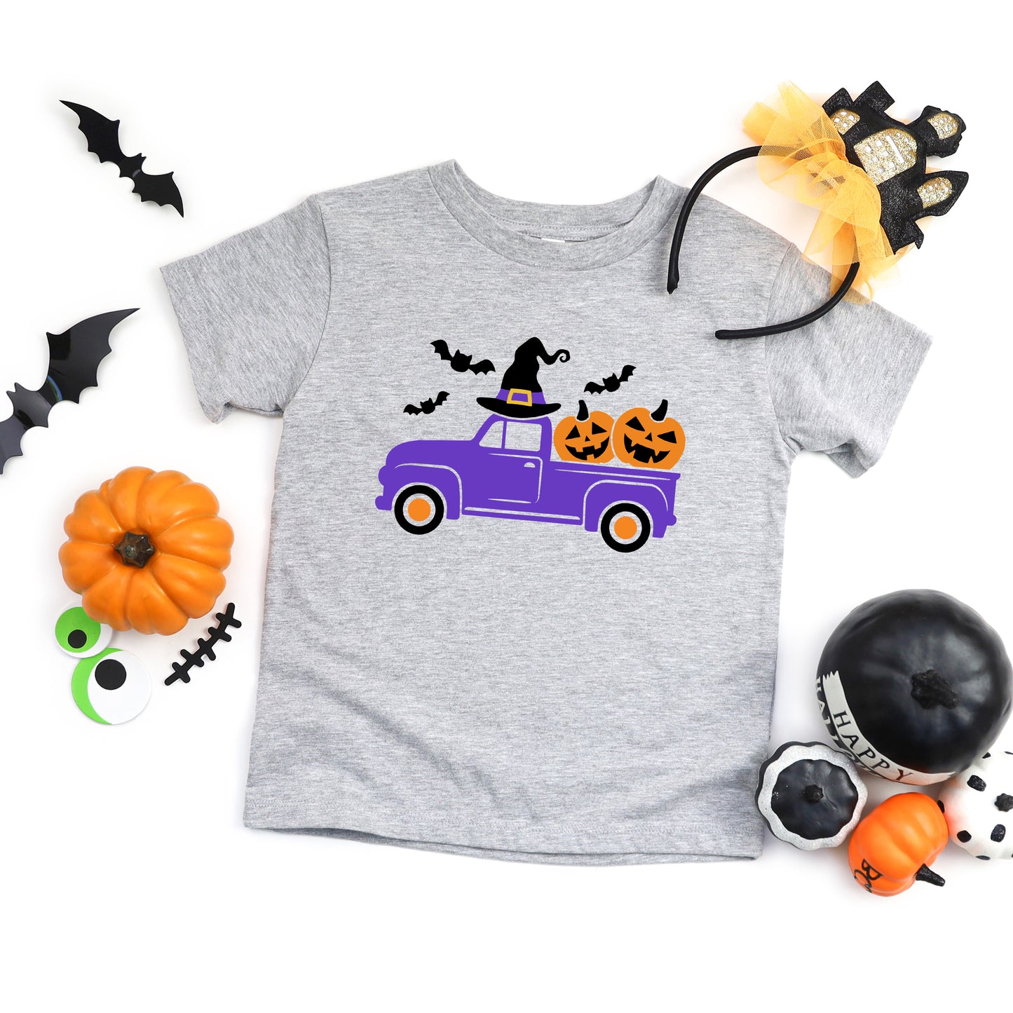 Witch Farm Truck | Toddler Graphic Short Sleeve Tee