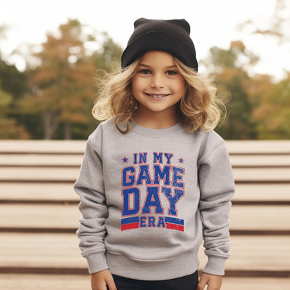 In My Game Day Era - Blue | Youth Ultra-Soft Graphic Sweatshirt