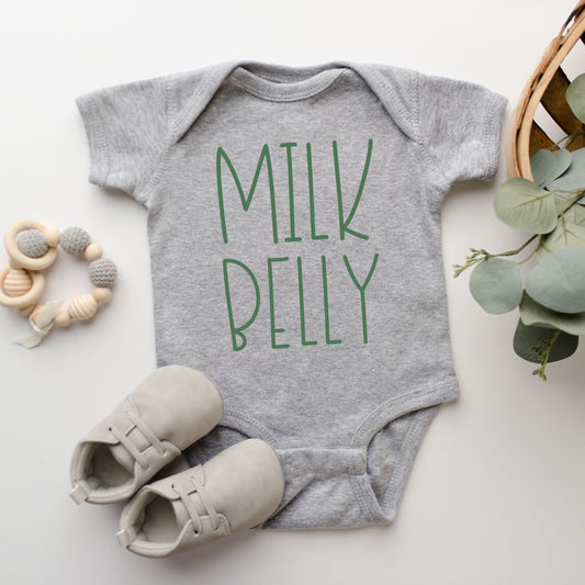 Milk Belly | Baby Graphic Short Sleeve Onesie