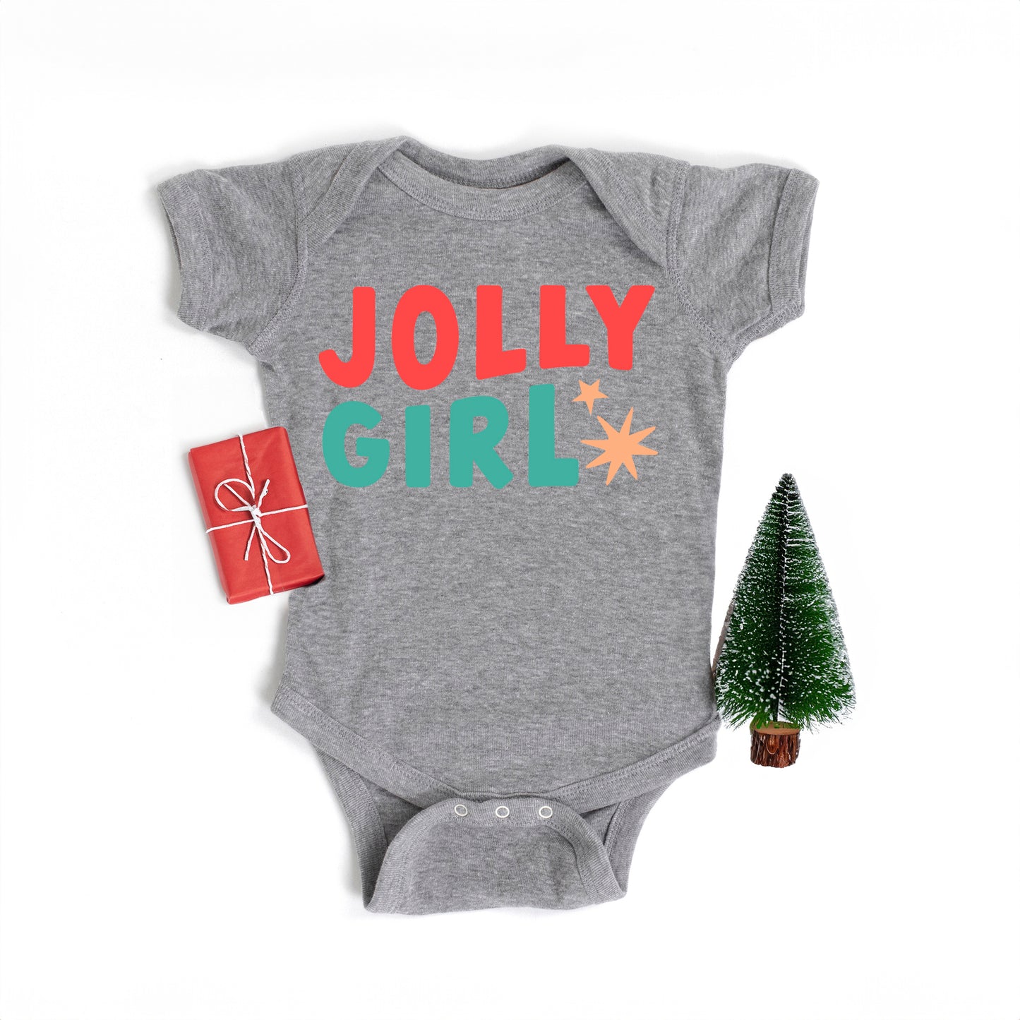 Jolly Girl Star | Baby Graphic Short Sleeve Onesie