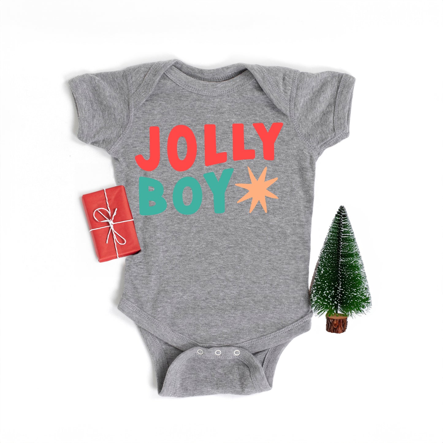 Jolly Boy Star | Baby Graphic Short Sleeve Onesie