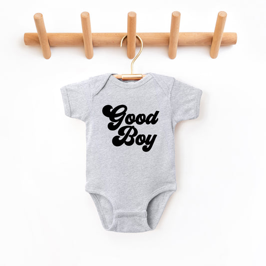 Good Boy Retro | Baby Graphic Short Sleeve Onesie