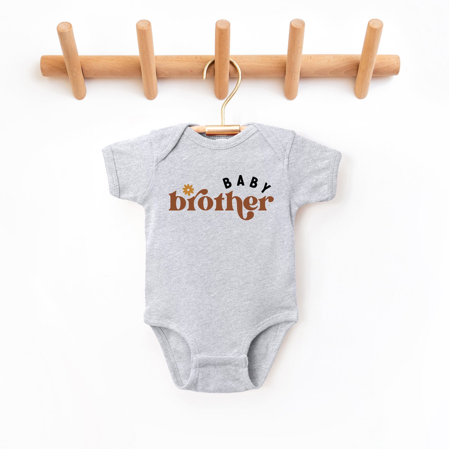 Boho Baby Brother | Baby Graphic Short Sleeve Onesie