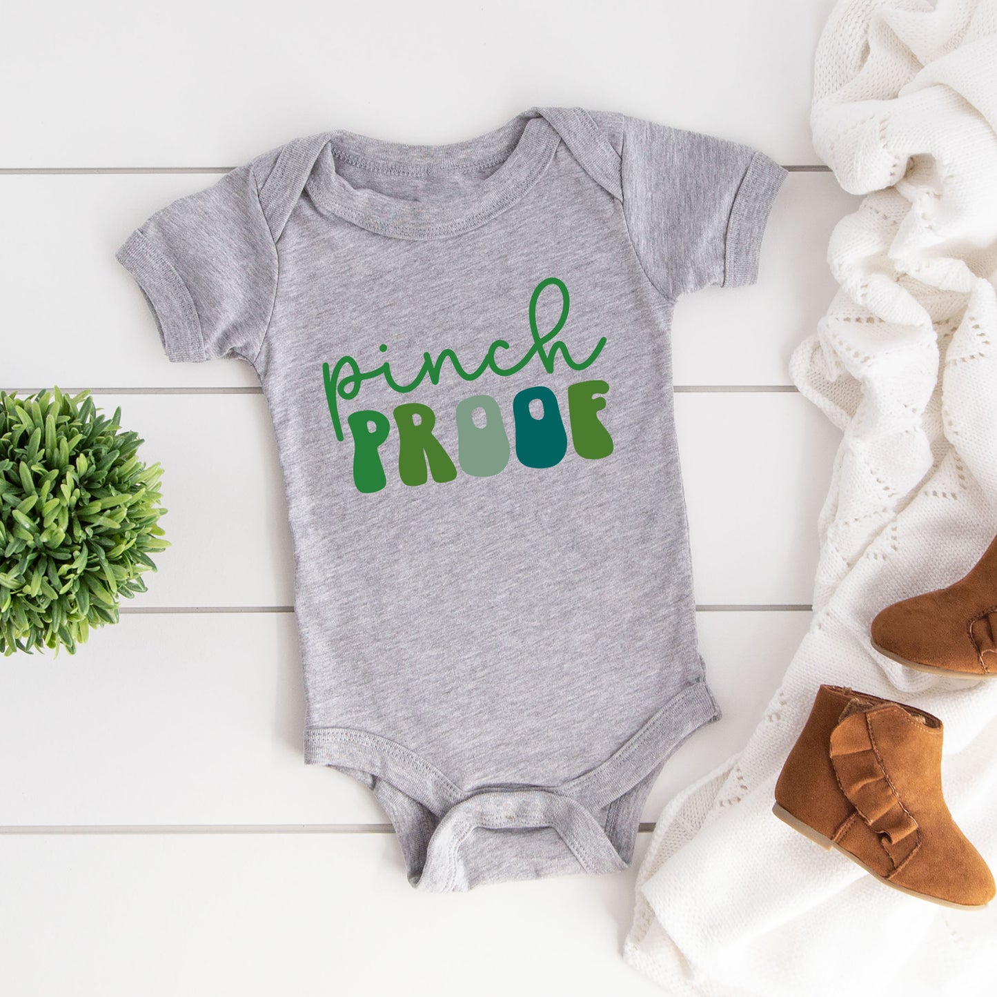 Pinch Proof Retro | Baby Graphic Short Sleeve Onesie