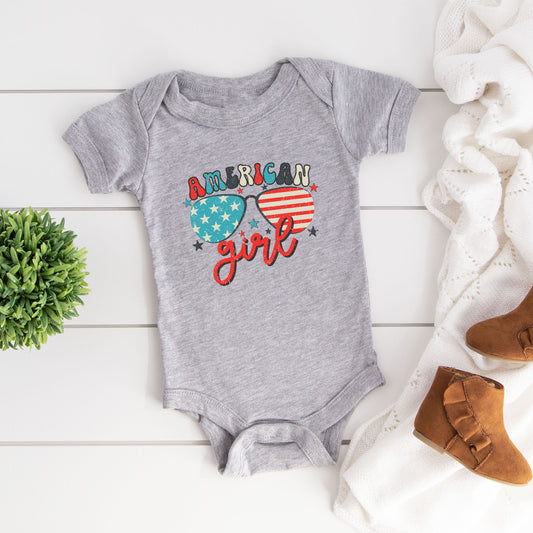 American Girl Sunglasses | Baby Graphic Short Sleeve Onesie