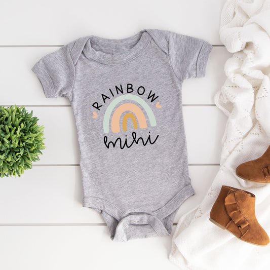 Rainbow Mini | Baby Graphic Short Sleeve Onesie