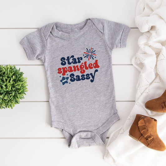 Star Spangled Firework | Baby Graphic Short Sleeve Onesie