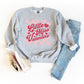 Checkered Little Miss Valentine | Youth Graphic Sweatshirt