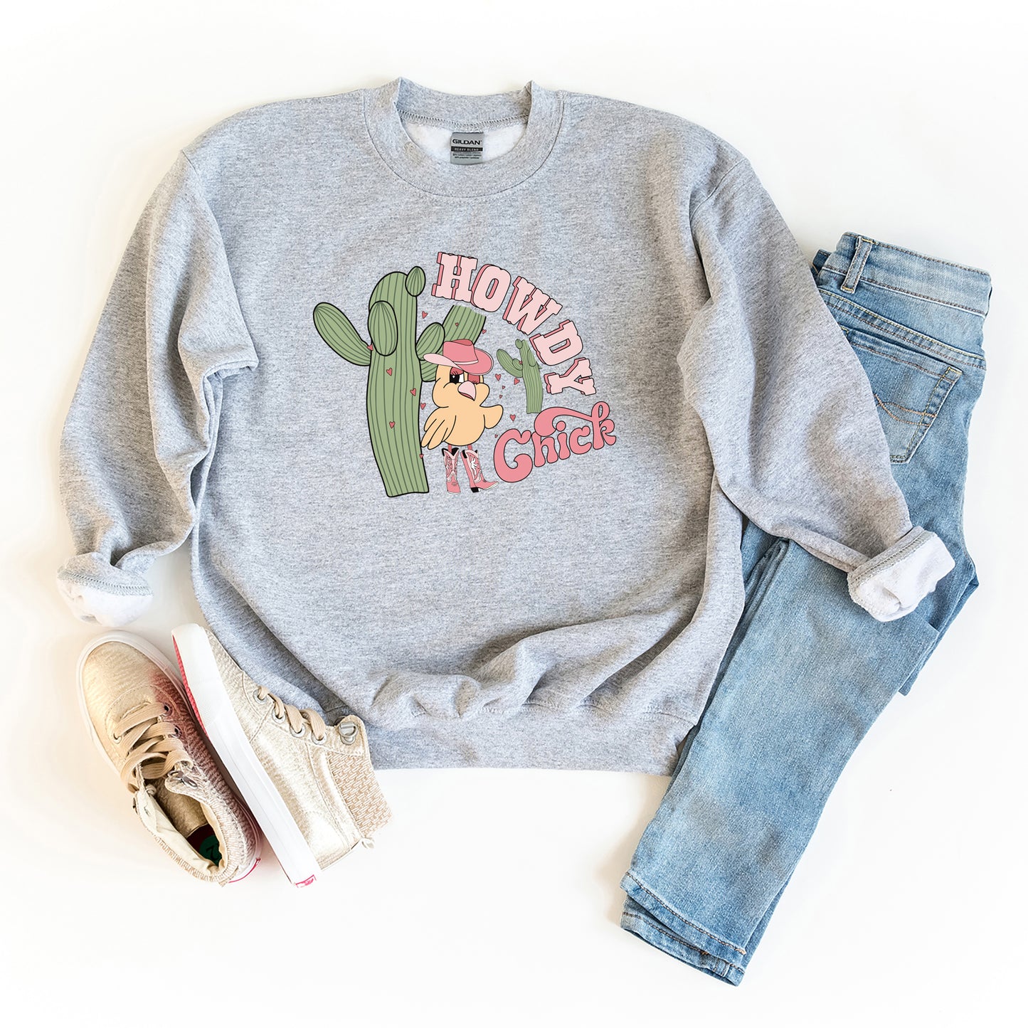 Howdy Chick | Youth Graphic Sweatshirt