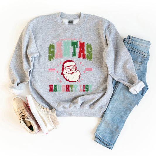 Member Of Santa's Naughty List | Youth Graphic Sweatshirt