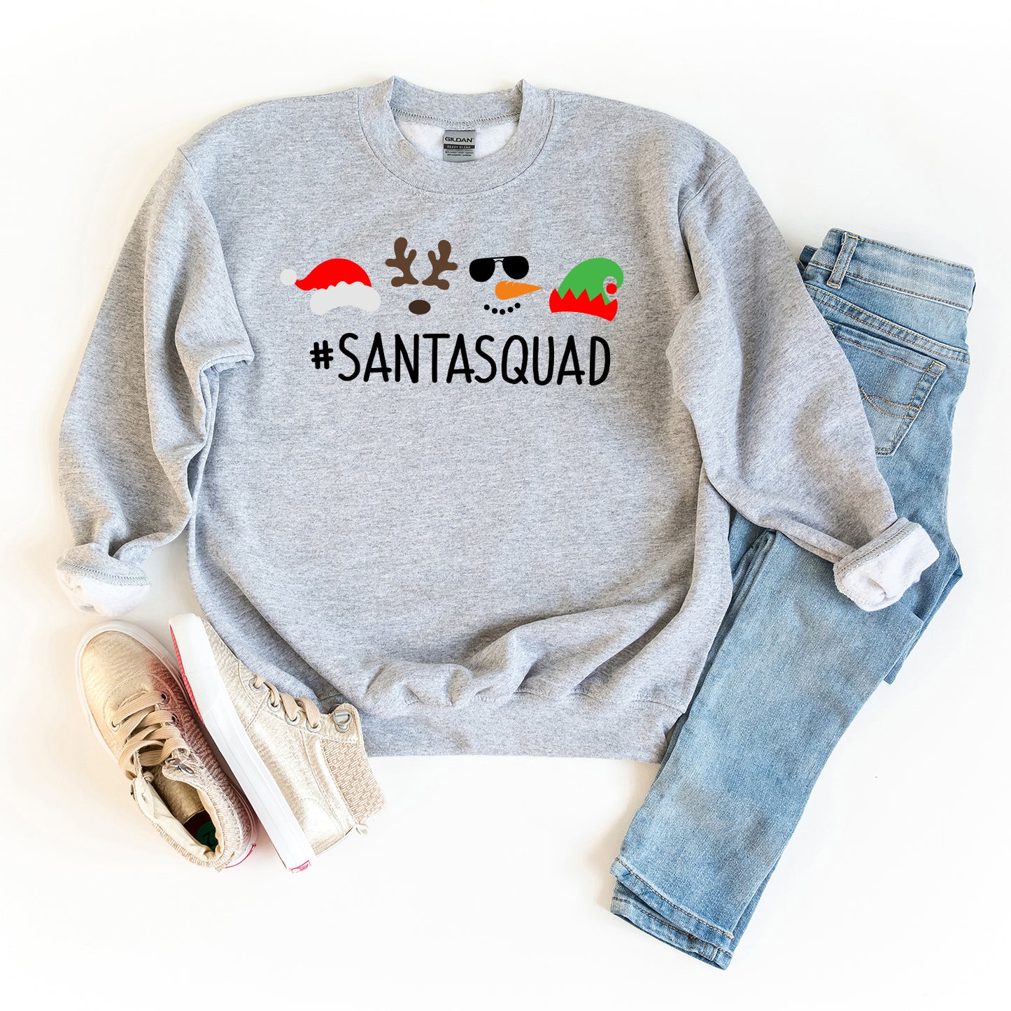 Santa Squad | Youth Graphic Sweatshirt