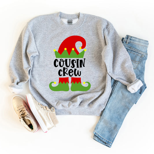 Cousin Crew Elf | Youth Graphic Sweatshirt