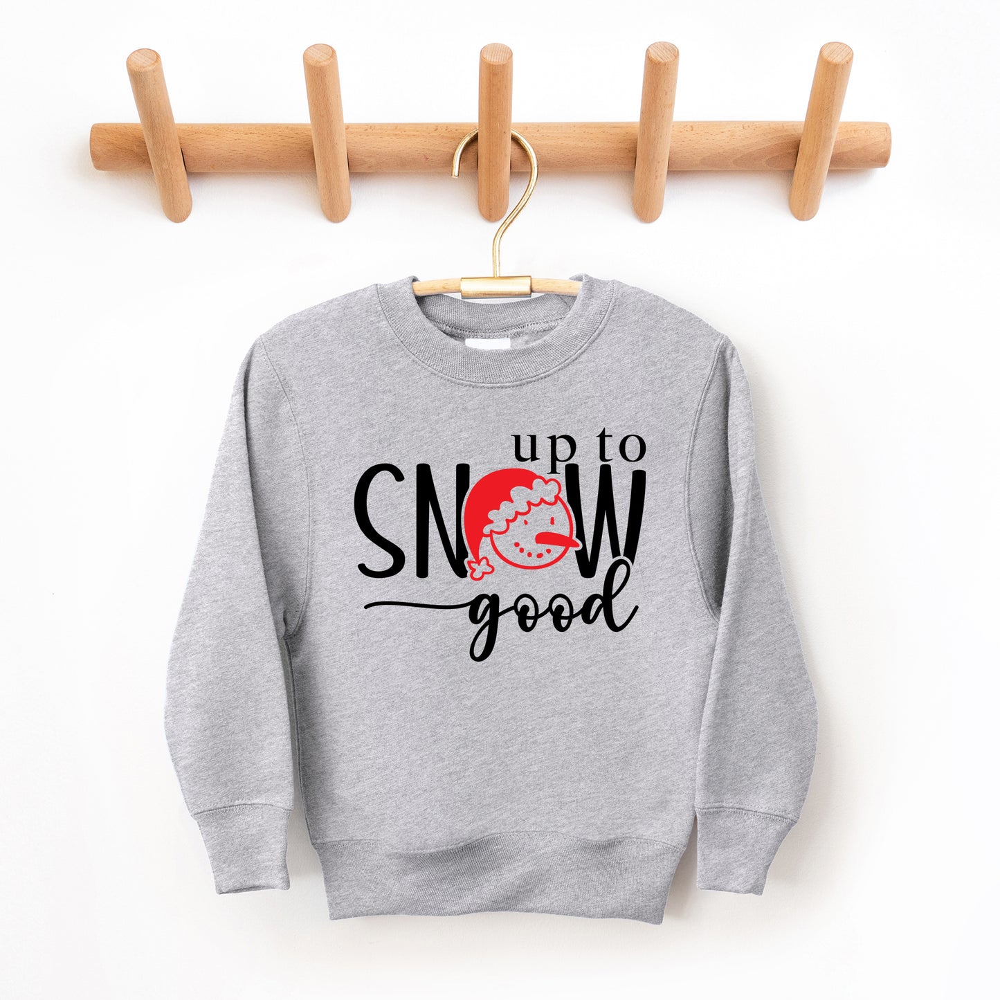 Up To Snow Good | Youth Graphic Sweatshirt