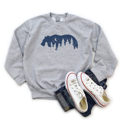 Bear Trees | Youth Graphic Sweatshirt