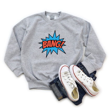 Comic Bang | Youth Graphic Sweatshirt