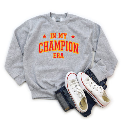 Red In My Champion Era | Youth Graphic Sweatshirt