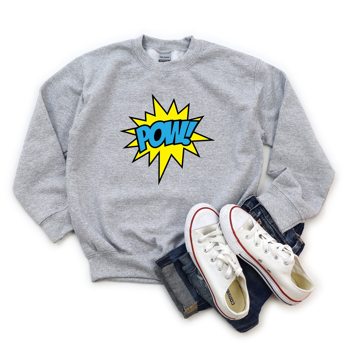 Comic Pow | Youth Graphic Sweatshirt