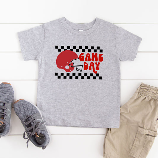 Checkered Game Day | Youth Graphic Short Sleeve Tee