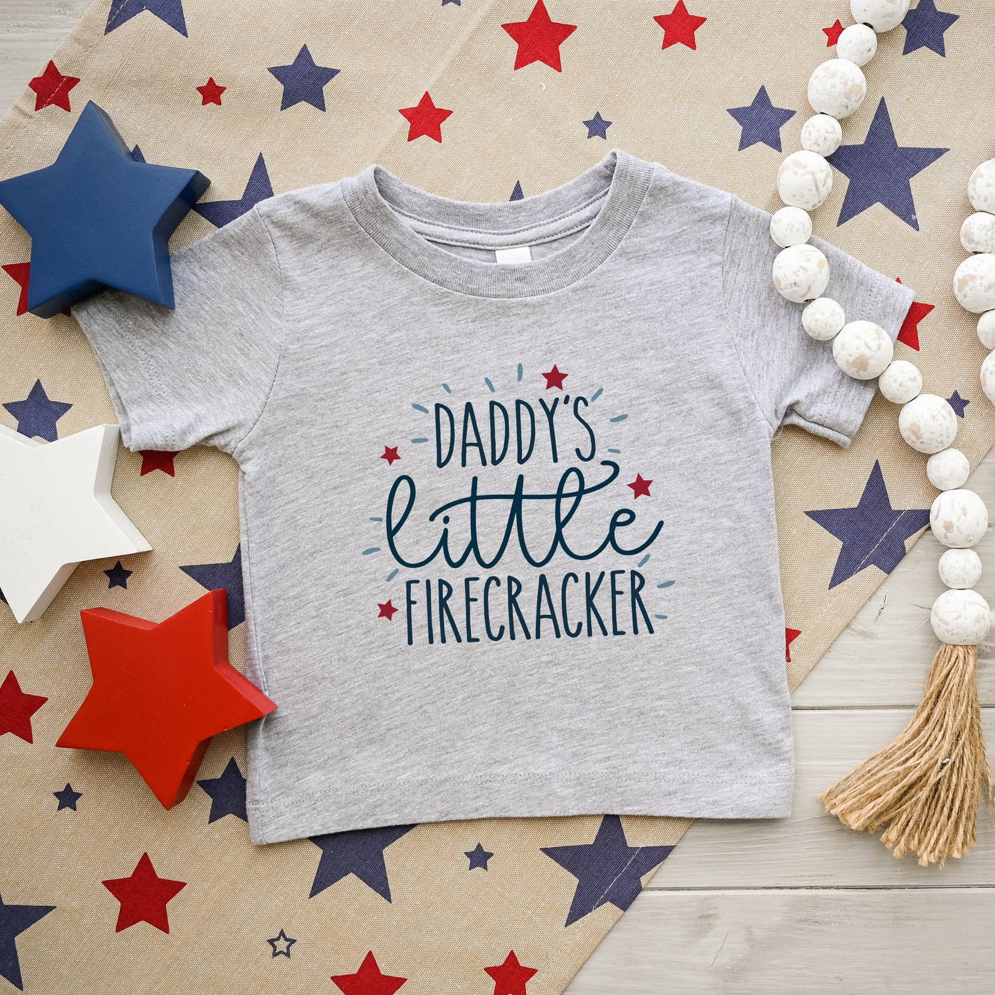 Daddy's Little Firecracker | Youth Graphic Short Sleeve Tee