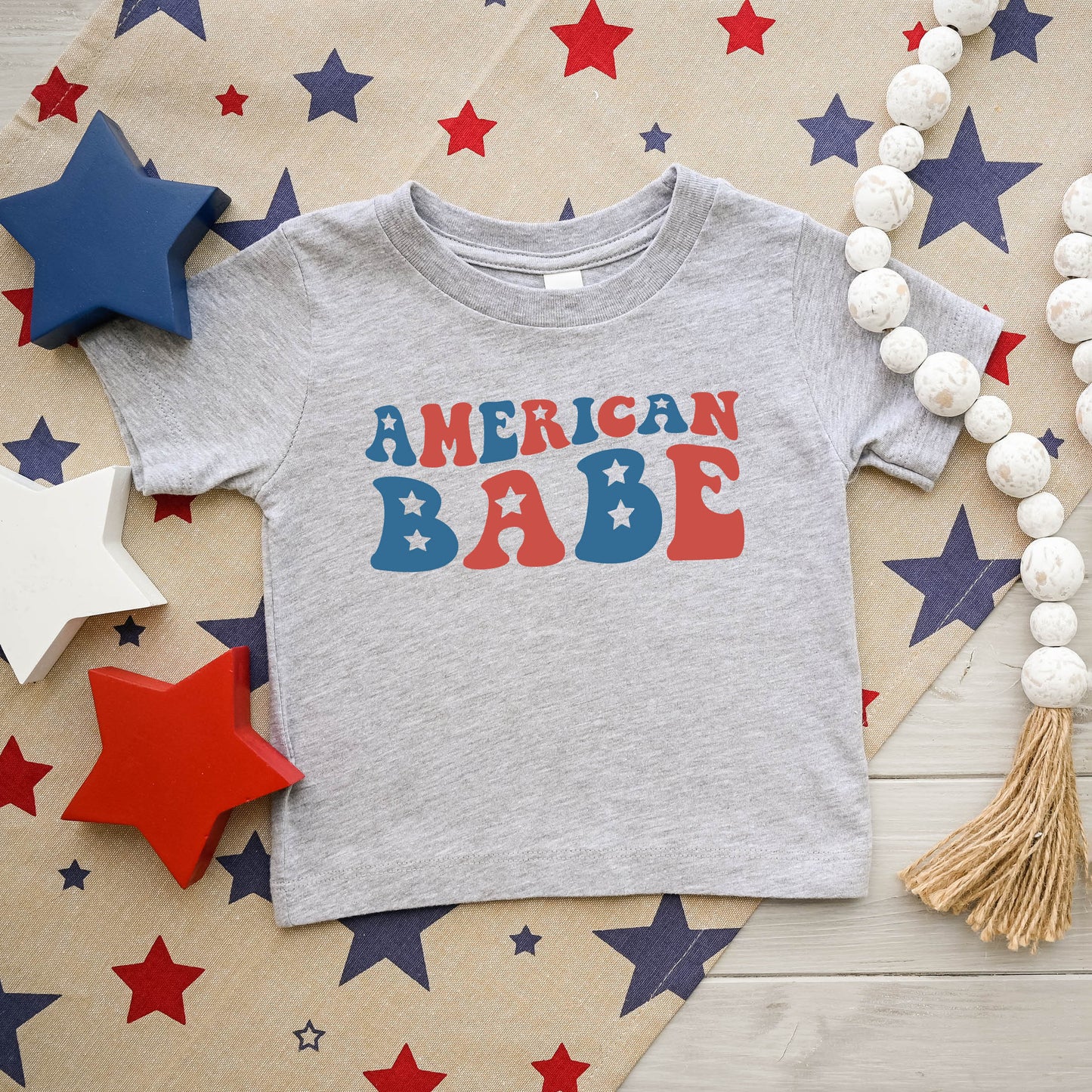 American Babe Stars | Toddler Graphic Short Sleeve Tee