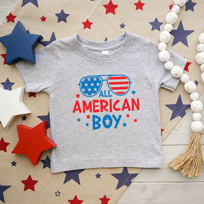 All American Boy Sunglasses | Youth Graphic Short Sleeve Tee