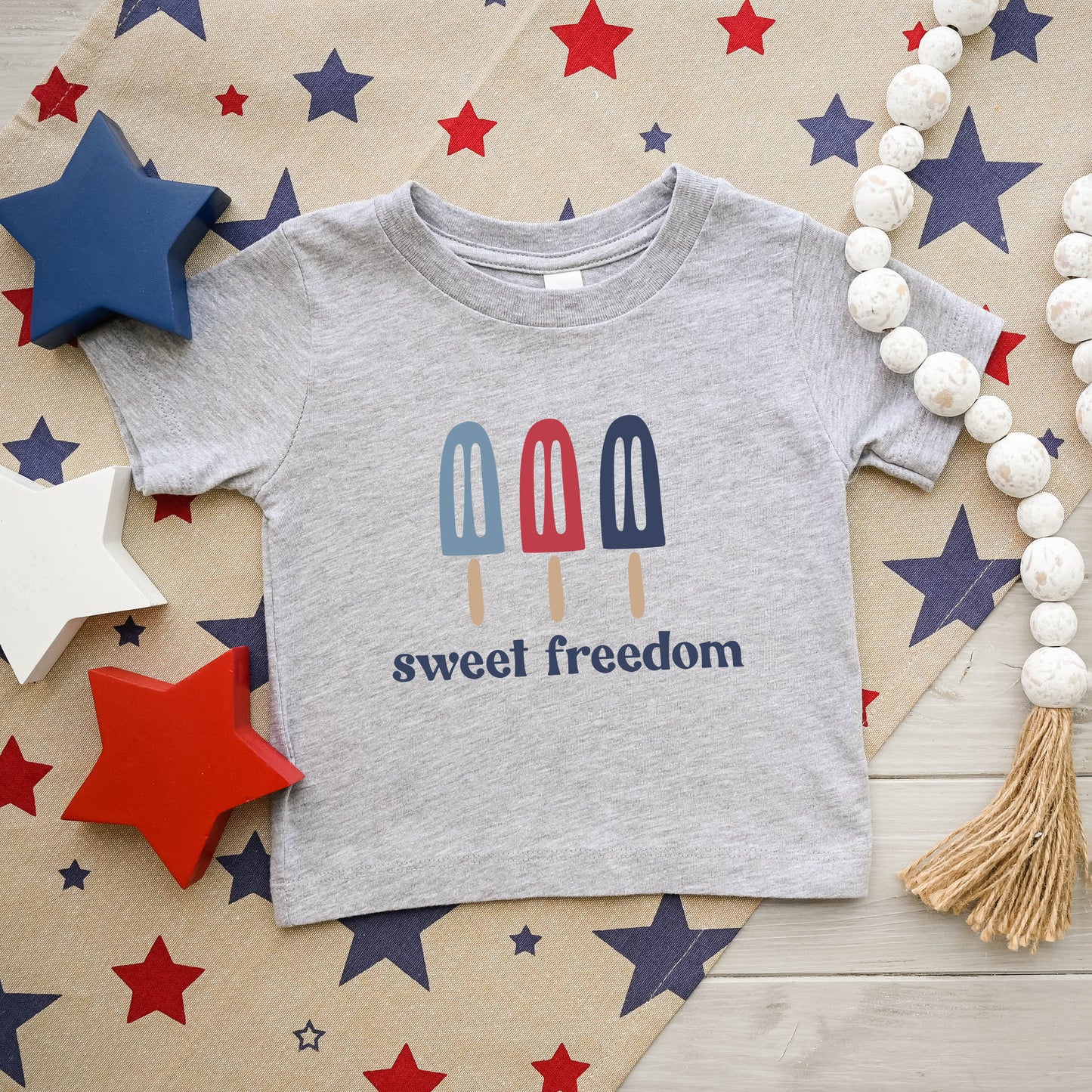 Sweet Freedom Popsicles | Youth Graphic Short Sleeve Tee