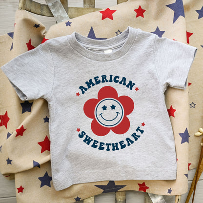 American Sweetheart Flower | Toddler Graphic Short Sleeve Tee