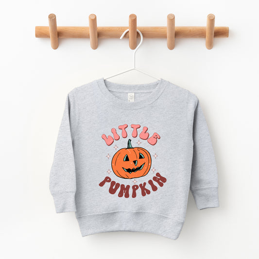 Little Pumpkin Retro | Toddler Graphic Sweatshirt