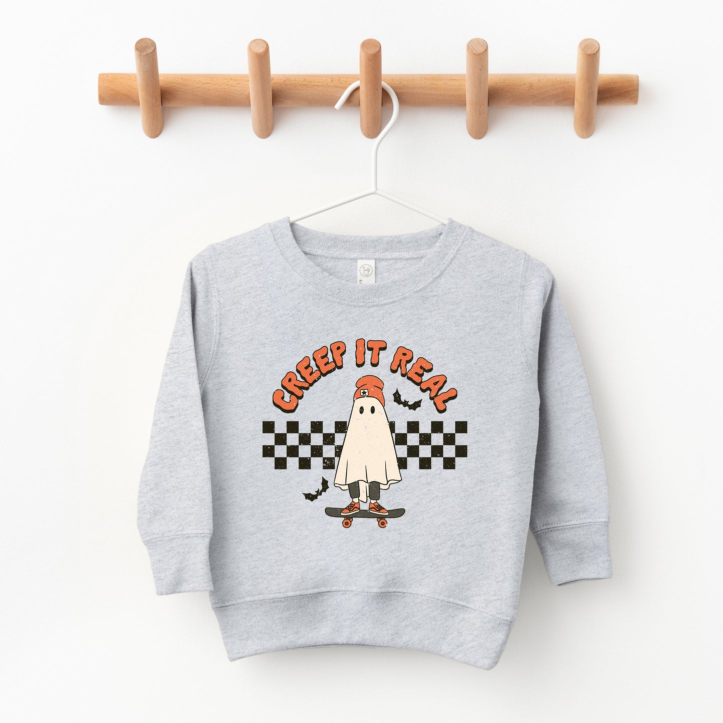 Creep It Real Skate Board | Toddler Graphic Sweatshirt