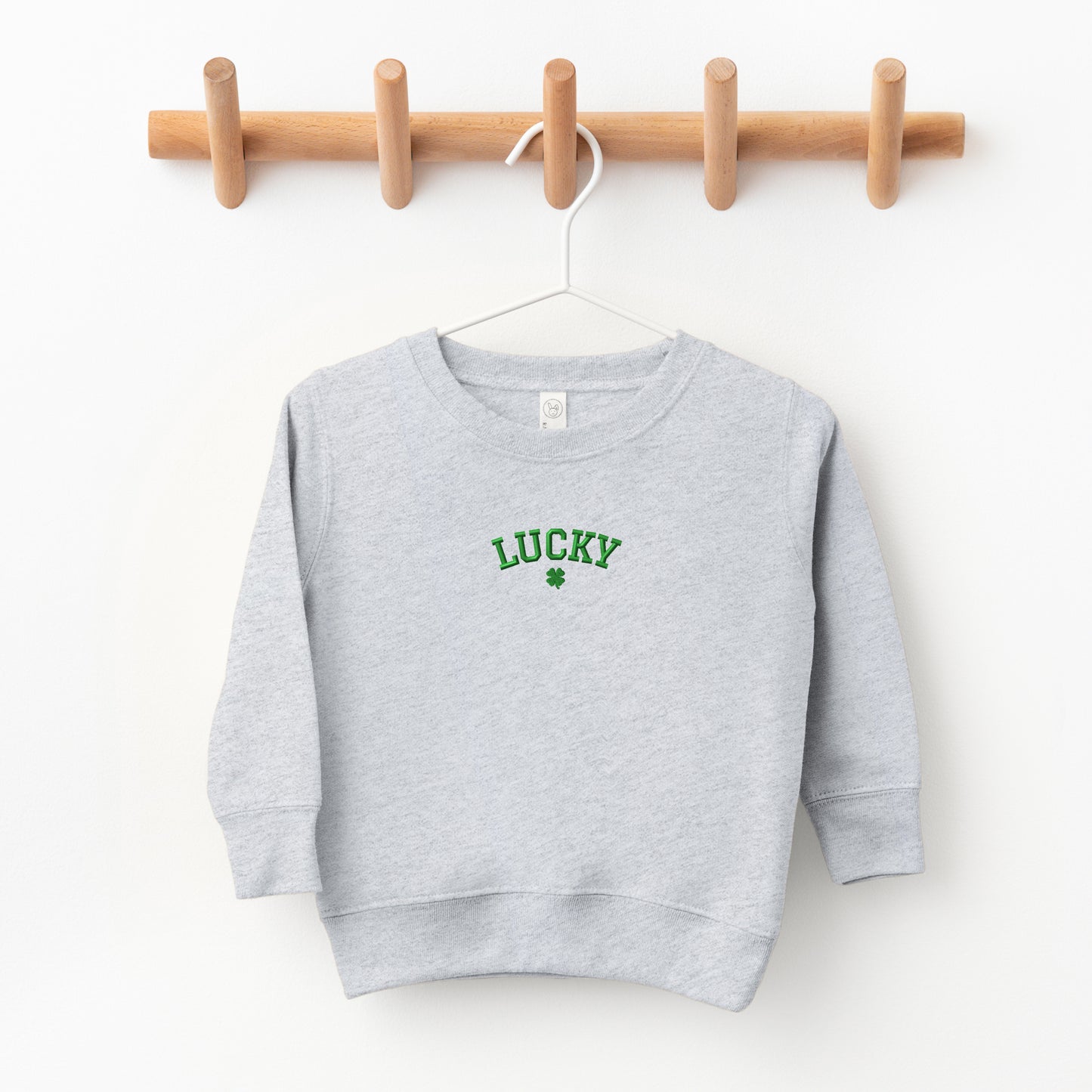 Embroidered Lucky Clover | Youth Ultra-Soft Graphic Sweatshirt