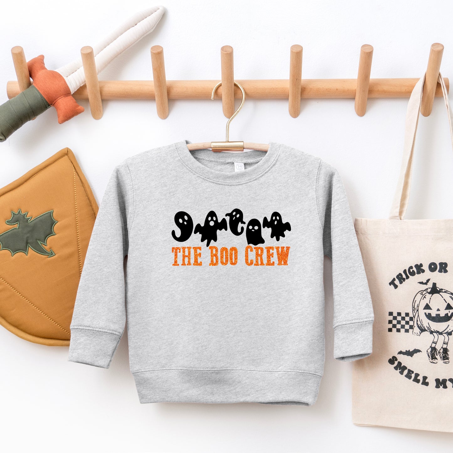 The Boo Crew Glitter | Toddler Graphic Sweatshirt