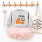 Cutest Pumpkin In The Patch Glitter | Youth Ultra-Soft Graphic Sweatshirt