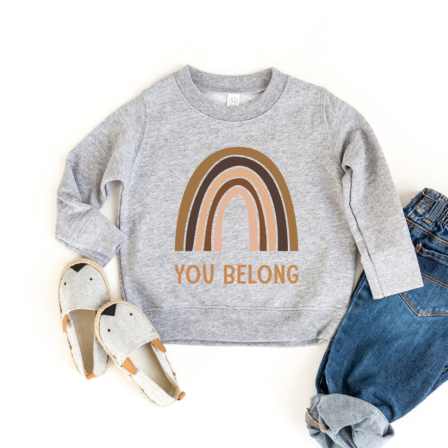 You Belong Rainbow | Toddler Graphic Sweatshirt