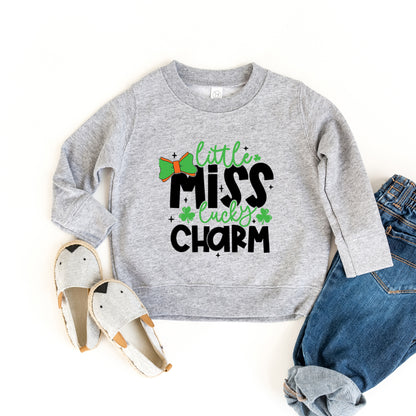 Little Miss Lucky Charm | Youth Ultra-Soft Graphic Sweatshirt