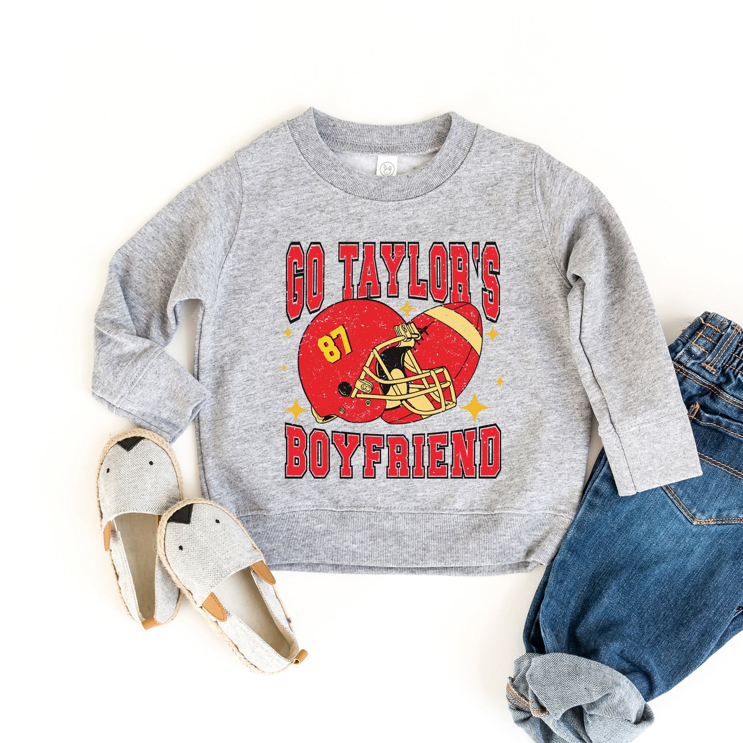 Go Taylor's Boyfriend Sparkle | Toddler Graphic Sweatshirt