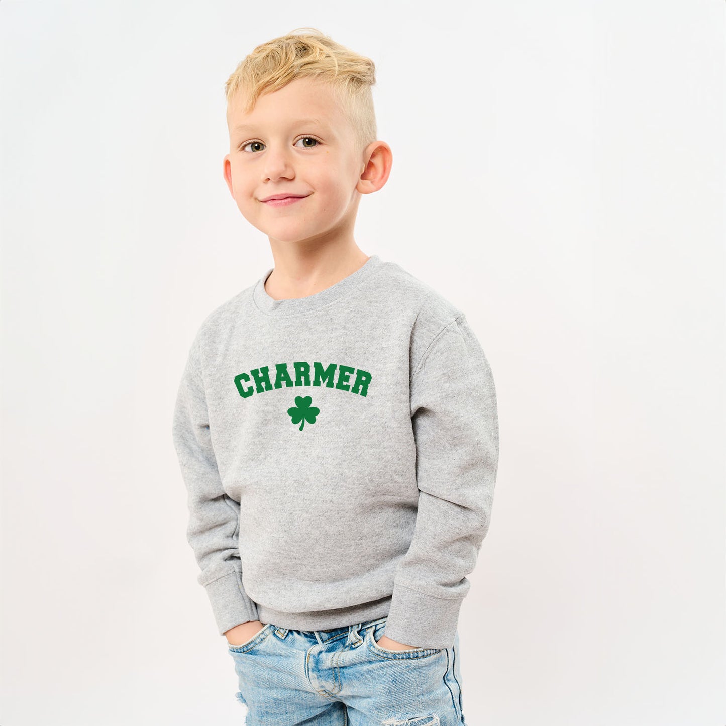 Charmer Clover | Toddler Graphic Sweatshirt