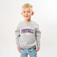 In My Football Era - Blue | Toddler Graphic Sweatshirt