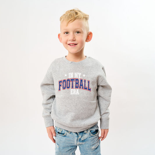 In My Football Era - Blue | Toddler Graphic Sweatshirt