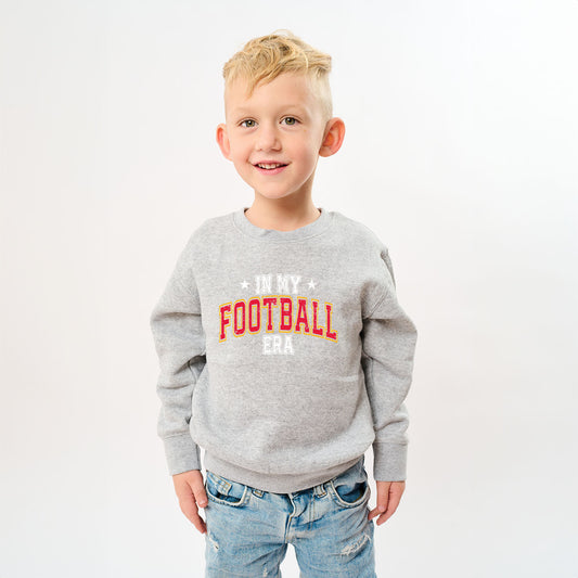 In My Football Era - Red | Toddler Graphic Sweatshirt